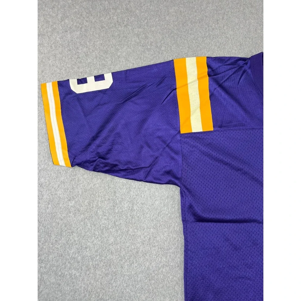 Vintage LSU Tigers Football Jersey Mens M Purple Mesh Y2K Nike Joe Burrow